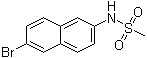 N-(6-溴萘-2-基)甲烷磺酰胺結(jié)構(gòu)式_1132940-86-3結(jié)構(gòu)式 N-(6-溴萘-2-基)甲烷磺酰胺結(jié)構(gòu)式_1132940-86-3結(jié)構(gòu)式