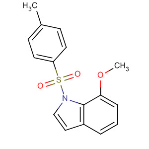 N-甲苯磺酰-7-甲氧基吲哚結構式_139717-63-8結構式 N-甲苯磺酰-7-甲氧基吲哚結構式_139717-63-8結構式